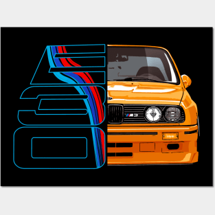 BMW M3 E30 Classic Posters and Art